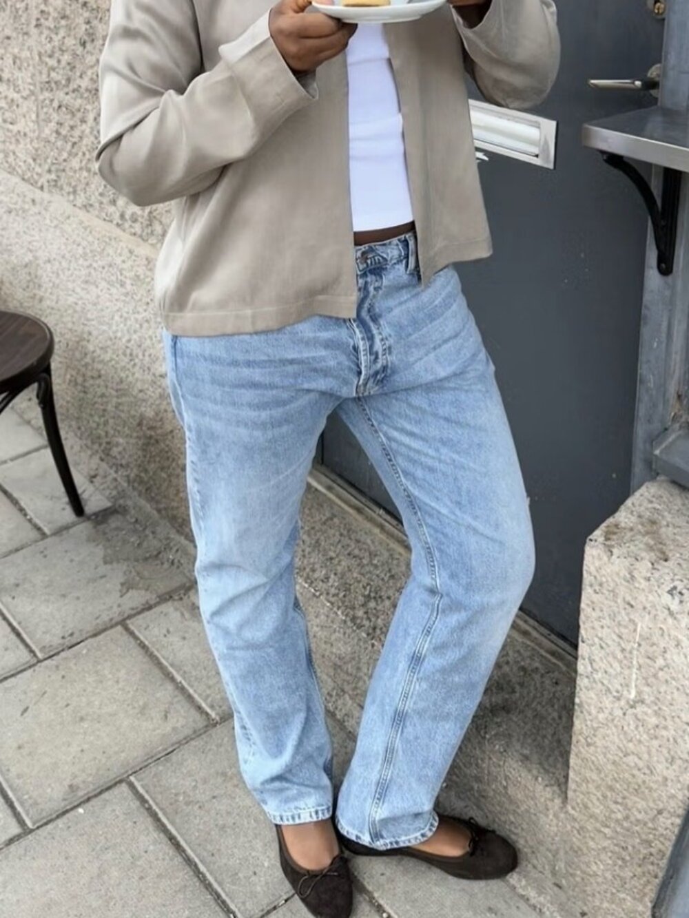 Djerf Avenue Relaxed Jeans in Blue